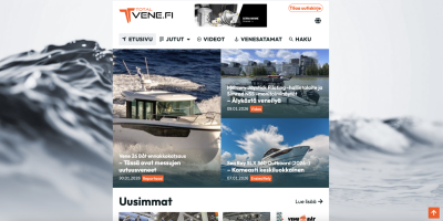 Uudistunut Totalvene.fi on avattu &ndash; Enemm&auml;n sis&auml;lt&ouml;j&auml; helpommin luettavaksi - Uutinen - Totalvene.fi