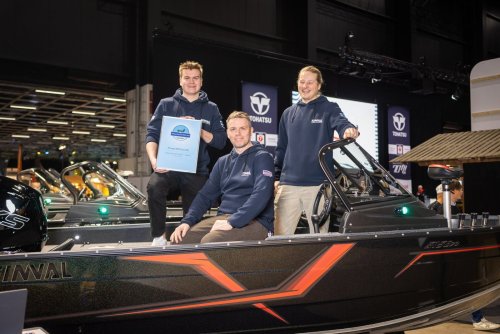 Vene 26 B&aring;t: Messujen kalastusvene &ndash; Tuomaristo valitsi Messujen kalastusveneeksi ukrainalaisen Finval 515 Evo DC:n - Uutinen - Totalvene.fi